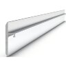 Заказать Алюминиевый стыковочный порожек напольный 38х11 мм Мега-Трейд 9155 серебро 3 м 