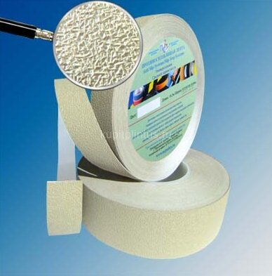 Заказать Лента виниловая водоотталкивающая самоклеящаяся Antislip System 25 мм Бежевая ролик 18,3 м 