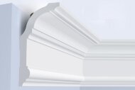 Потолочный плинтус 130х65 мм Hiwood A130 белый полистирол 2 м Потолочный плинтус 130х65 мм Hiwood A130 белый полистирол 2 м