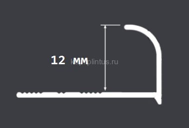 Заказать Алюминиевый C-образный профиль 12 мм PV24-19 черный блестящий 2,7 м Заказать Алюминиевый C-образный профиль 12 мм PV24-19 черный блестящий 2,7 м