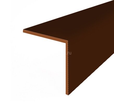 Заказать Уголок ПВХ двухсторонний IDEAL У20 отделочный 019 Коричневый 2,7 м Заказать Уголок ПВХ двухсторонний IDEAL У20 отделочный 019 Коричневый 2,7 м
