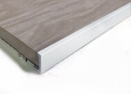 Алюминиевый L-профиль 12 мм ПО-Г12 Белый муар 2,7 м Алюминиевый L-профиль 12 мм ПО-Г12 Белый муар 2,7 м