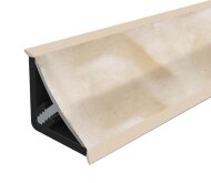 Плинтус для столешницы 14х14 Cezar Mini вогнутый 047 Аляска бежевая 3 м Плинтус для столешницы 14х14 Cezar Mini вогнутый 047 Аляска бежевая 3 м
