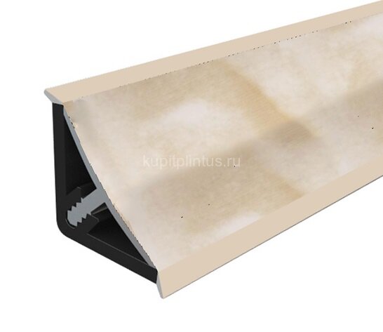 Заказать Плинтус для столешницы 14х14 Cezar Mini вогнутый 047 Аляска бежевая 3 м Заказать Плинтус для столешницы 14х14 Cezar Mini вогнутый 047 Аляска бежевая 3 м