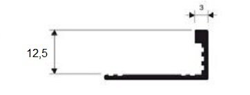 Заказать Профиль Г-образный из латуни для плитки и стен Progress PTOC 125 латунь хромированная 2,7 м Заказать Профиль Г-образный из латуни для плитки и стен Progress PTOC 125 латунь хромированная 2,7 м