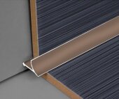 Профиль для плитки внутренний универсальный алюминий 10 мм PV30-06 бронза матовая 2,7 м Профиль для плитки внутренний универсальный алюминий 10 мм PV30-06 бронза матовая 2,7 м