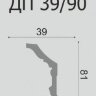 Заказать Потолочный плинтус 81х39 мм Де-Багет Декор ДП 39/90 белый 2 м Заказать Потолочный плинтус 81х39 мм Де-Багет Декор ДП 39/90 белый 2 м