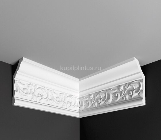 Заказать Угол внутренний к плинтусу Де-Багет ДП 39/90 (12*4) белый 