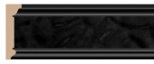Потолочный карниз Decomaster Арт Деко D216-195 Черный 60х17х2400 мм