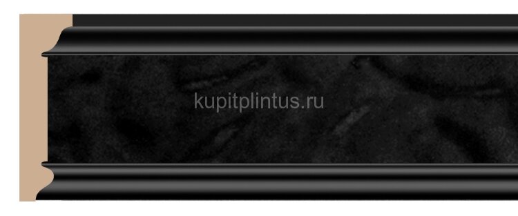 Заказать Потолочный карниз Decomaster Арт Деко D216-195 Черный 60х17х2400 мм 