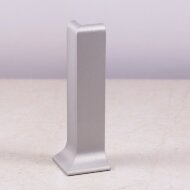 Уголок наружний металлический для плинтуса ПЛ-60 Серебро матовое Уголок наружний металлический для плинтуса ПЛ-60 Серебро матовое