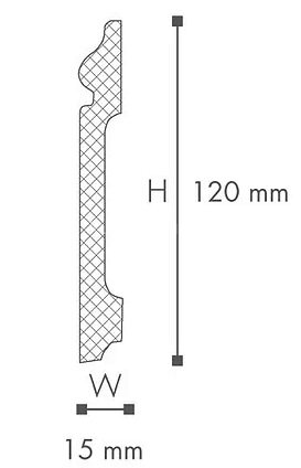 Заказать Плинтус для пола NMC Wallstyl FL2 120х15 2 м Заказать Плинтус для пола NMC Wallstyl FL2 120х15 2 м