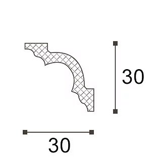 Заказать Карниз NMC Декоплинтус MA 30х30 2 м Заказать Карниз NMC Декоплинтус MA 30х30 2 м