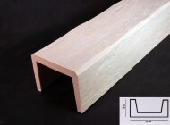 Декоративная балка из полиуретана 100х160 мм Уникс Модерн М16 Под покраску 2 м Декоративная балка из полиуретана 100х160 мм Уникс Модерн М16 Под покраску 2 м