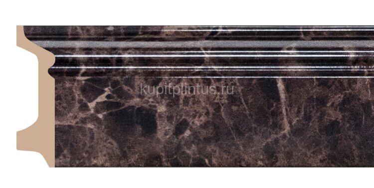 Заказать Напольный плинтус Decomaster D122-713/16 из полистирола 78х21х2400 мм 