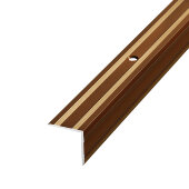 Порог угловой из анодированного алюминия Д5 Бронза РЕ 2,7 м Порог угловой из анодированного алюминия Д5 Бронза РЕ 2,7 м
