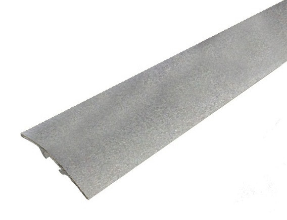 Заказать Порог из алюминия В2 КР Люкс серебро люкс (покрытие порошковая эмаль) 2,7 м 