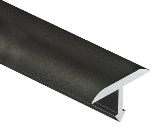 Заказать Алюминиевый профиль Т-образный 20 мм полукруглый Gunsen PV37-18 черный матовый 2,7 м 