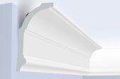 Потолочный плинтус 100х53 мм Hiwood A100 белый полистирол 2 м Потолочный плинтус 100х53 мм Hiwood A100 белый полистирол 2 м