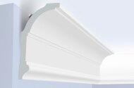Потолочный плинтус 100х53 мм Hiwood A100 белый полистирол 2 м Потолочный плинтус 100х53 мм Hiwood A100 белый полистирол 2 м