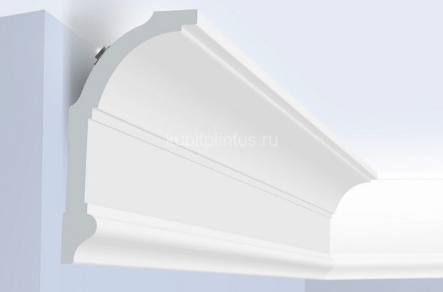 Заказать Потолочный плинтус 100х53 мм Hiwood A100 белый полистирол 2 м Заказать Потолочный плинтус 100х53 мм Hiwood A100 белый полистирол 2 м