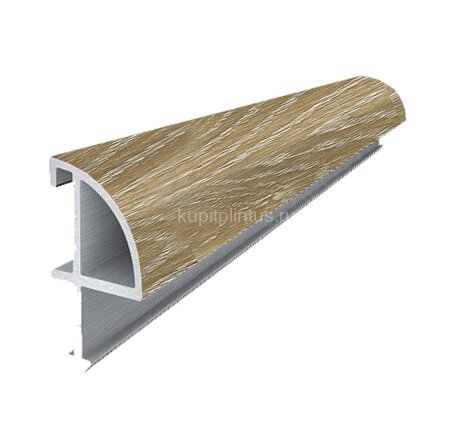 Заказать Внутренний угловой профиль алюминиевый 14х14 мм MP 69 22-Дуб натуральный 2,7 м 