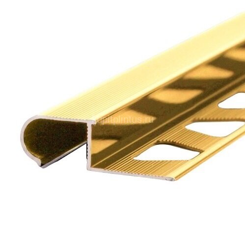 Заказать Профиль из алюминия фигурный ПО-04 Золото матовое 2,7 м Заказать Профиль из алюминия фигурный ПО-04 Золото матовое 2,7 м