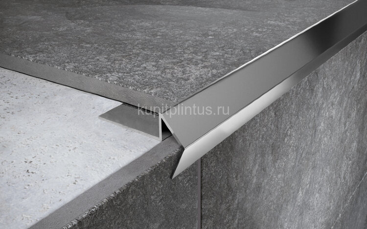 Заказать Наружний профиль из нержавеющей стали для плитки 12 мм FX 12 P полированная сталь 2,7 м 