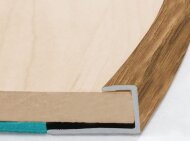 Гибкий П-образный профиль окантовочный 10 мм Effector S 93 09 Дуб 2,5 м