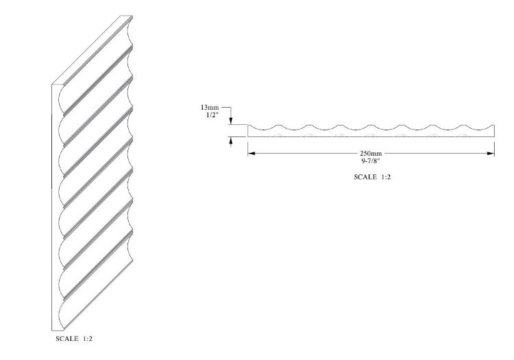 Заказать 3D стеновая панель декоративная гибкая 250х2000 мм Orac Decor 3D W109F 
