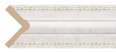 Декоративный уголок Decomaster 142-40 Белый-золото 50х50х2400 мм