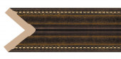 Декоративный уголок Decomaster Ионика 142-56 Коричневый 50х50х2400 мм