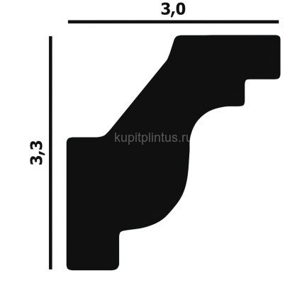 Заказать Потолочный плинтус Перфект Плюс P51 33 мм 2 м Заказать Потолочный плинтус Перфект Плюс P51 33 мм 2 м