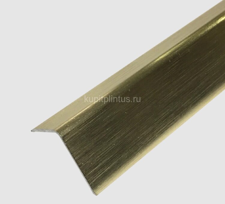 Заказать Алюминиевый уголок 10х10 равнополочный ПБ10х10 золото люкс браш 3м Заказать Алюминиевый уголок 10х10 равнополочный ПБ10х10 золото люкс браш 3м