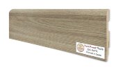 Напольный плинтус МДФ Teckwood цветной 75х16 Дуб Латте 2.15 м