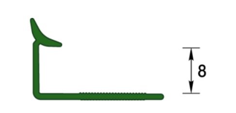 Заказать Раскладка для плитки внутренняя 8 мм Идеал Deconika Д-Пл8-В 002-0 светло-серый глянцевый 2.5 м Заказать Раскладка для плитки внутренняя 8 мм Идеал Deconika Д-Пл8-В 002-0 светло-серый глянцевый 2.5 м