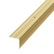 Порог угловой из анодированного алюминия Д5 Золото КЕ 2,7 м Порог угловой из анодированного алюминия Д5 Золото КЕ 2,7 м