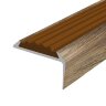 Заказать Порог угловой с коричневой резиновой вставкой Д01 КД Дуб венский 2,7 м Заказать Порог угловой с коричневой резиновой вставкой Д01 КД Дуб венский 2,7 м