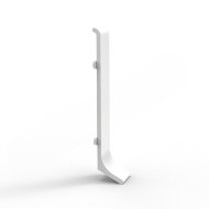 Соединение для напольного плинтуса 40 мм Мега-Трейд ЛП-40ст 0032 белый муар RAL 9016