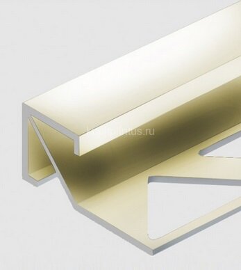 Заказать Алюминиевый профиль для плитки внешний Квадрат 14х14 мм PV72-13 песок блестящий 2,7 м Заказать Алюминиевый профиль для плитки внешний Квадрат 14х14 мм PV72-13 песок блестящий 2,7 м