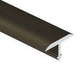 Алюминиевый профиль Т-образный 20 мм полукруглый Gunsen PV37-10 коричневый матовый 2,7 м Алюминиевый профиль Т-образный 20 мм полукруглый Gunsen PV37-10 коричневый матовый 2,7 м