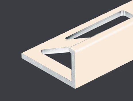 Заказать L-образный профиль алюминиевый 10 мм PV02-25 слоновая кость Ral 1013 2,7 м Заказать L-образный профиль алюминиевый 10 мм PV02-25 слоновая кость Ral 1013 2,7 м