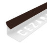 Заказать Профиль ПВХ для плитки Cezar внутренний 7 мм 117 Шоколадный 2,5 м 