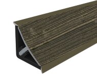 Плинтус для столешницы 14х14 Cezar Mini вогнутый 045 Орех 3 м Плинтус для столешницы 14х14 Cezar Mini вогнутый 045 Орех 3 м