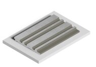 Стеновая панель 12х120 мм HiWood LV122 S339S серая 2,7 м Стеновая панель 12х120 мм HiWood LV122 S339S серая 2,7 м