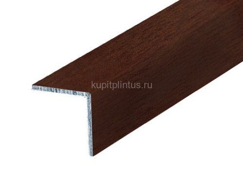 Заказать Уголок 20х20 мм алюминиевый Л Махагон (ламинированный) 2,7 м Заказать Уголок 20х20 мм алюминиевый Л Махагон (ламинированный) 2,7 м