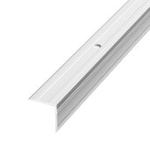 Порог угловой из анодированного алюминия Д5 Серебро НЕ 2,7 м Порог угловой из анодированного алюминия Д5 Серебро НЕ 2,7 м