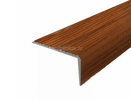 Заказать Угловой порог алюминиевый Д13 КД Вишня (декорированный) 2,7 м Заказать Угловой порог алюминиевый Д13 КД Вишня (декорированный) 2,7 м