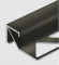 Заказать Алюминиевый профиль для плитки внешний Квадрат 14х14 мм PV72-18 черный матовый 2,7 м 