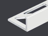 L-образный профиль алюминиевый 10 мм PV02-24 белый Ral 9016 2,7 м L-образный профиль алюминиевый 10 мм PV02-24 белый Ral 9016 2,7 м